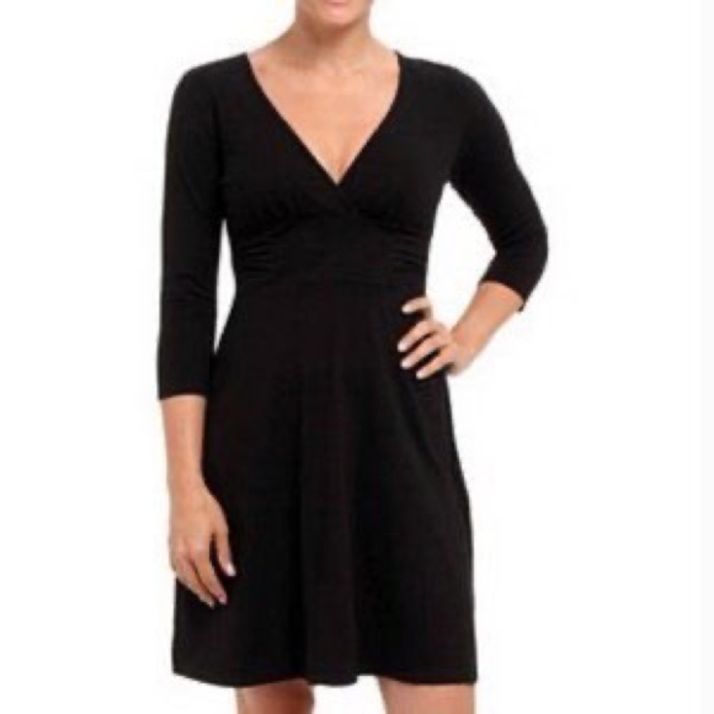 Patagonia Organic Cotton V-Neck Knee Length Dress